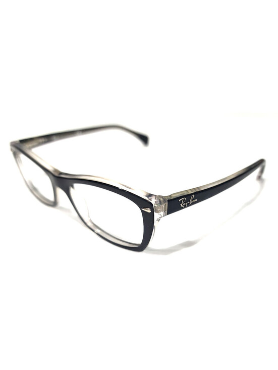 Ray-Ban Accessories - Ray Ban RB5255 2034 Black Rectangular Cat Eye Eyeglasses 51-16 135